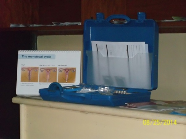 The Awareness Kit used by Marie Stopes to conduct their Outreach Clinic. 