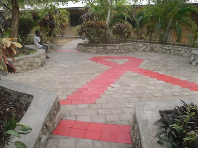 Repainted Red Ribbon, a project undertaken by the PAU Students.
